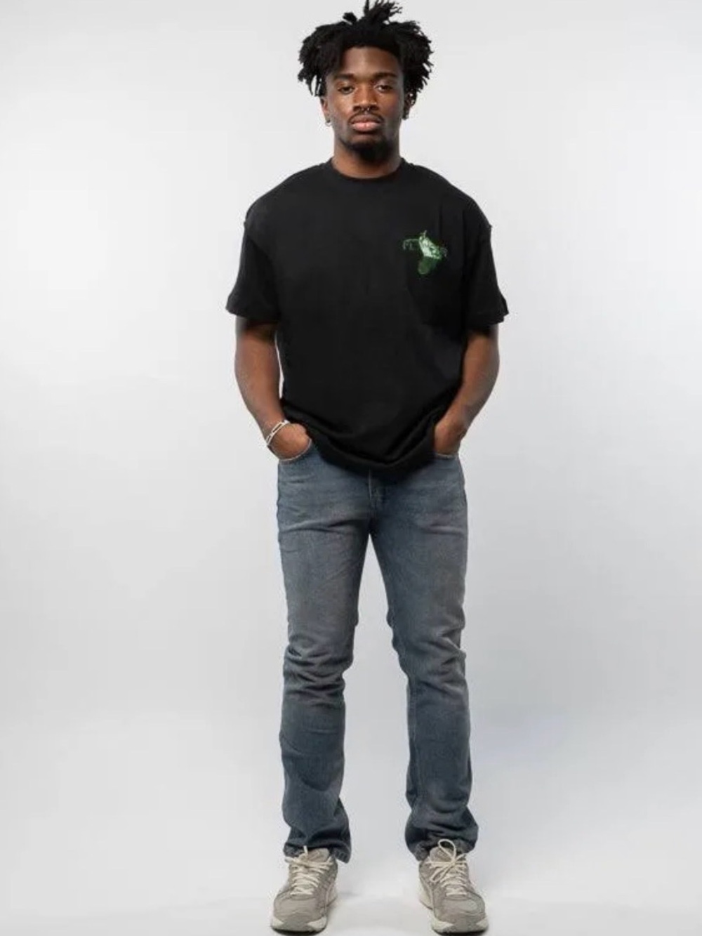 Flaneur Bending Time Tee Black T-Shirt